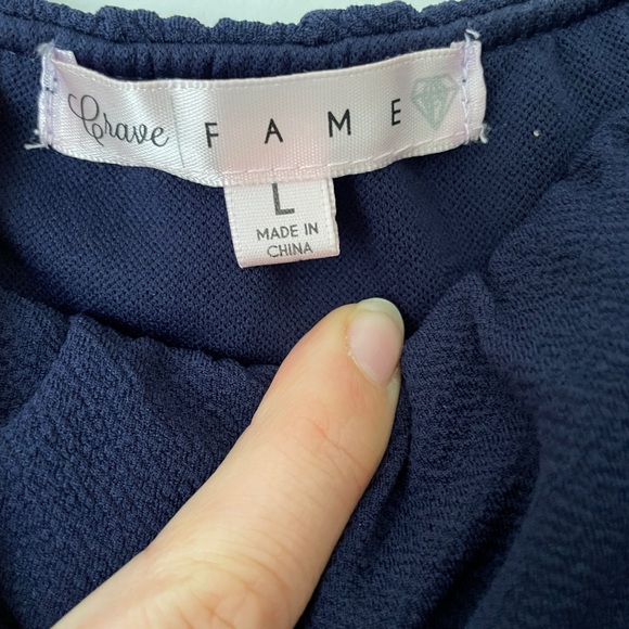 Navy blue jumpsuit - Picture 2 of 3